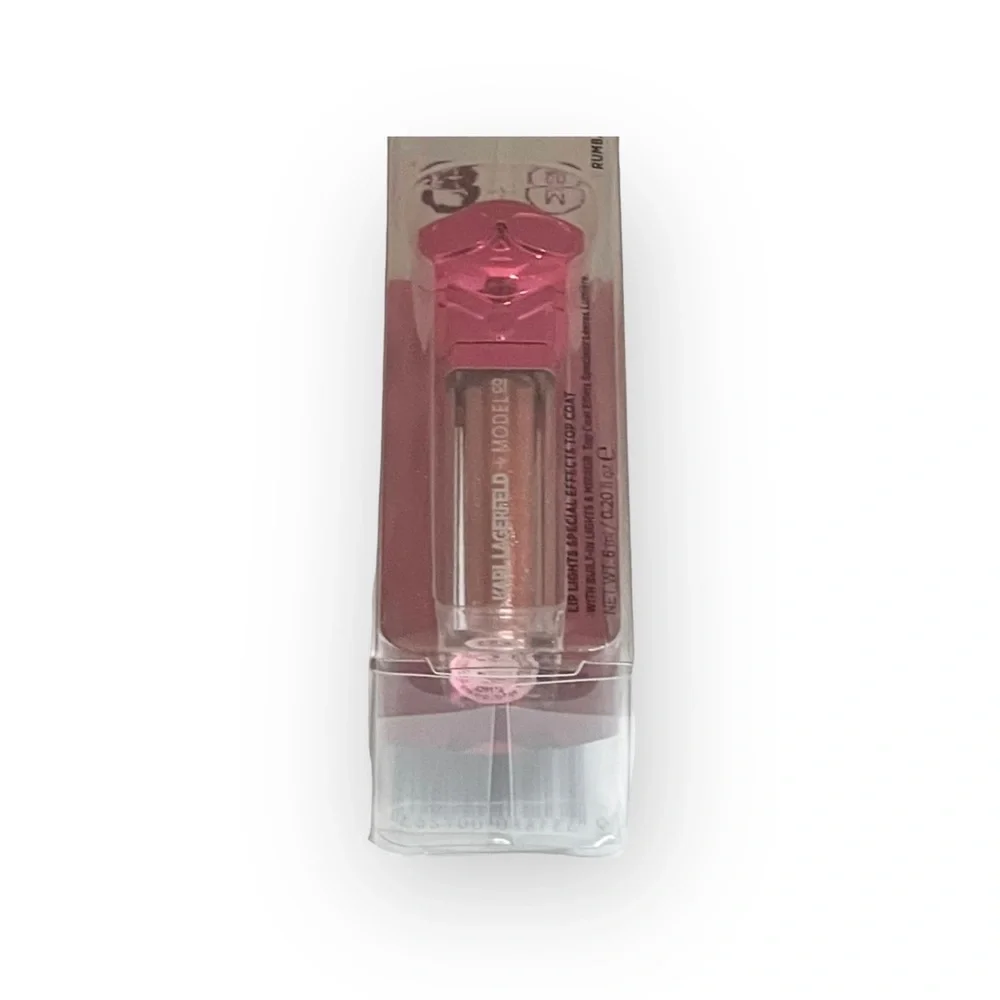 new Karl Lagerfeld x Modelco ᨎ Lip Lights Special FX Top Coat Gloss ᨎ Rhumba ᨎ